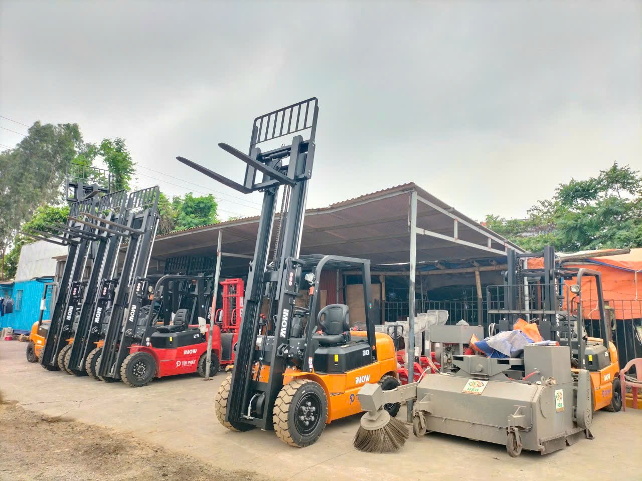 Tổng kho xe nâng tại Bình Dương