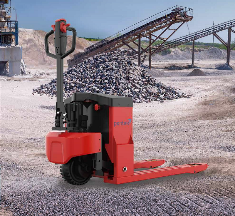 Xe Nâng Tay Điện 3 Tấn Pantek Mn-01 Nguồn 4830 Vah